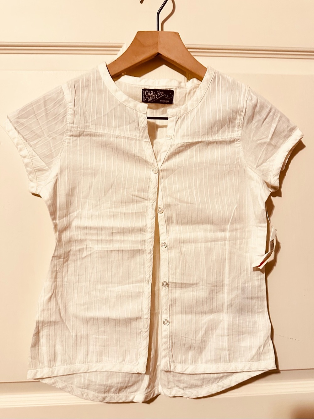 Vintage | Top | Cottagecore Girl’s Top in White